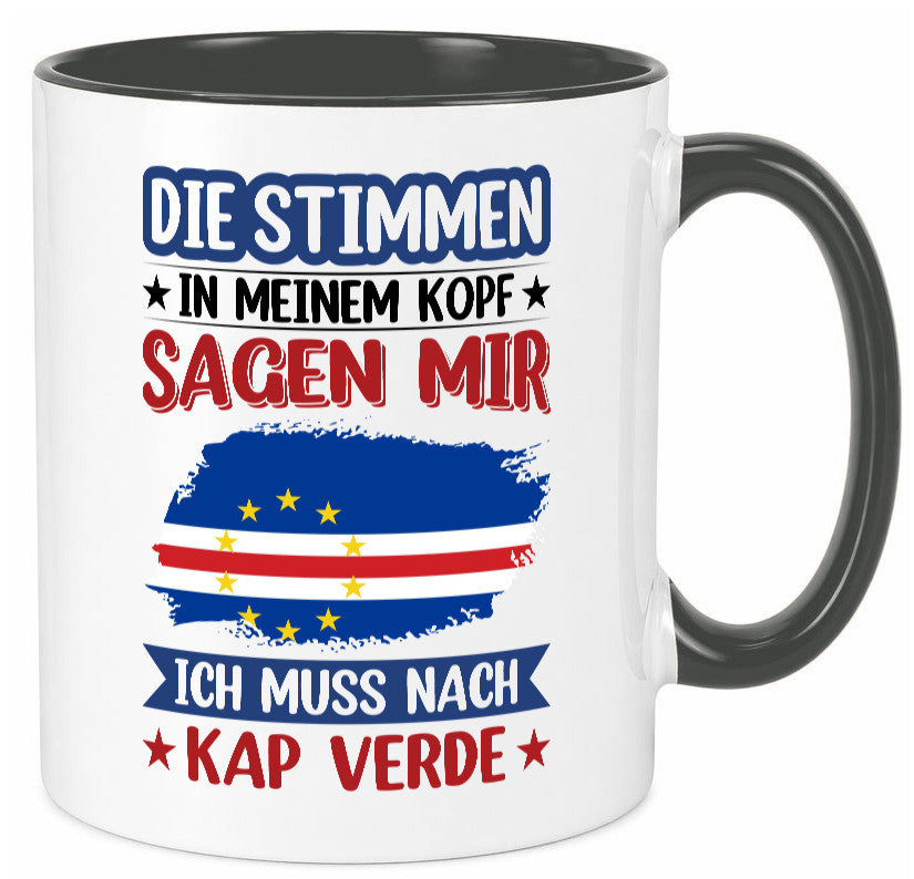 Kap Verde | Urlaub Stimmen in meinem Kopf Traumland lustig Humor Geschenkidee