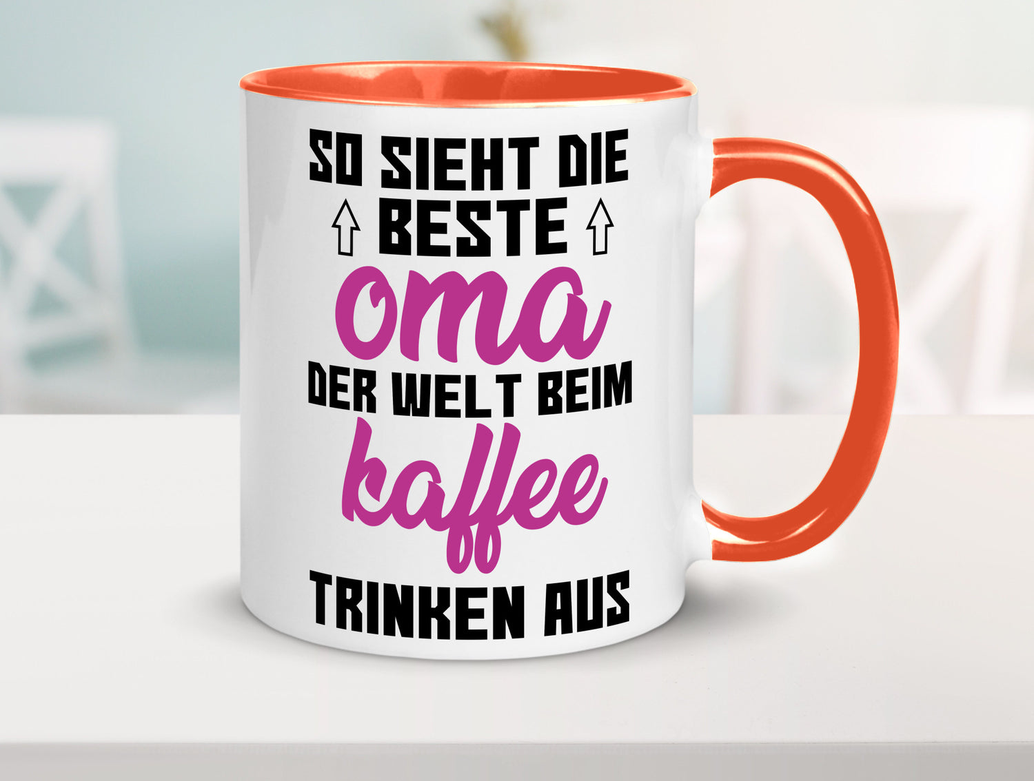 Beste Oma der Welt | Großmutter Tasse lustiger Spruch Geschenk Familie