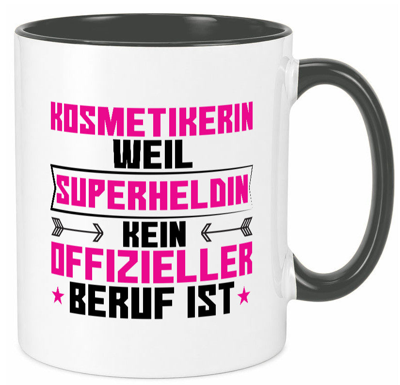 Superheldin Kosmetikerin | Kosmetik Stylistin Visagistin Geschenk Humor