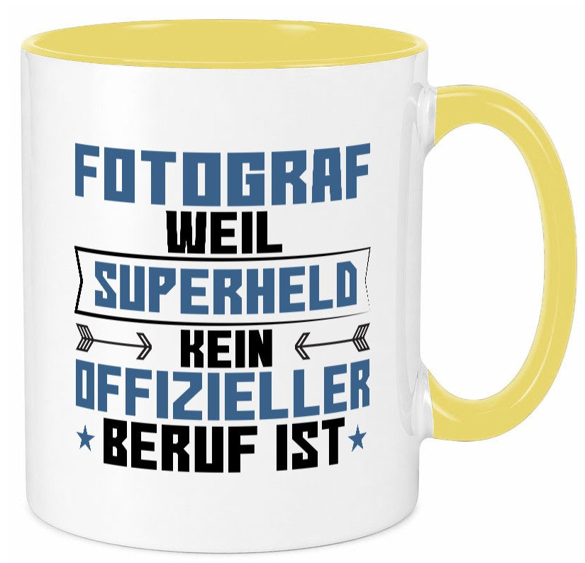 Superheld Fotograf | Fotografie Kamera Geschenk Humor Geschenkidee lustiger Tasse