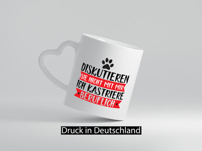 Ich kastriere beruflich | Tierarzt Tierliebhaber Geschenkidee Arbeit Kollegen