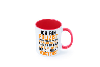 Ich bin Polizist | Polizei Beruf Job lustiger Spruch Geschenk Arbeit Kollegen