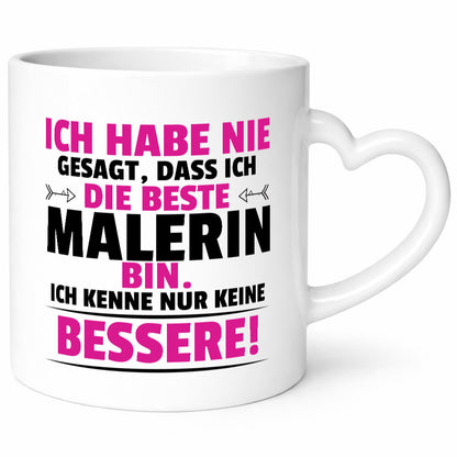 Der Beste Malerin | Malerinnen Humor Geschenkidee Tasse
