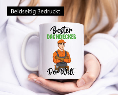 Bester Dachdecker | Dachbau Hausbau v2 lustiger Spruch Geschenk Humor