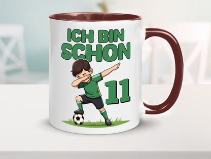 11. Geburtstag | 11 Jahre Fußballer Geschenkidee Humor Tasse