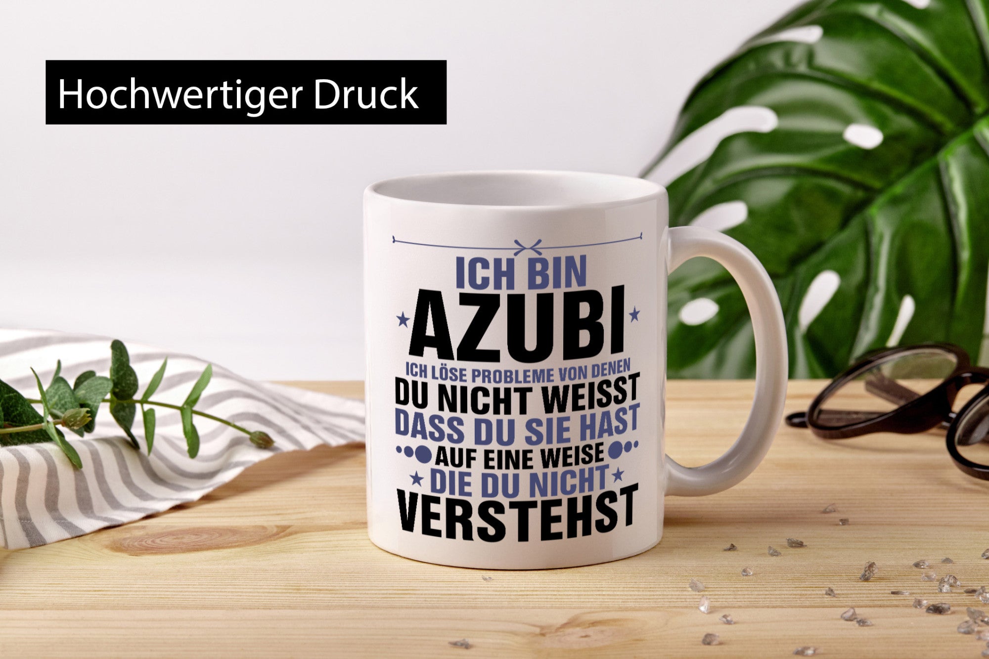 Löse Probleme: Azubi | Ausbildung Lehre Lehrling Humor Geschenkidee Tasse