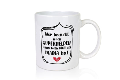Mama ist die beste | kann alles Muttertag Humor Familie Geschenkidee Tasse