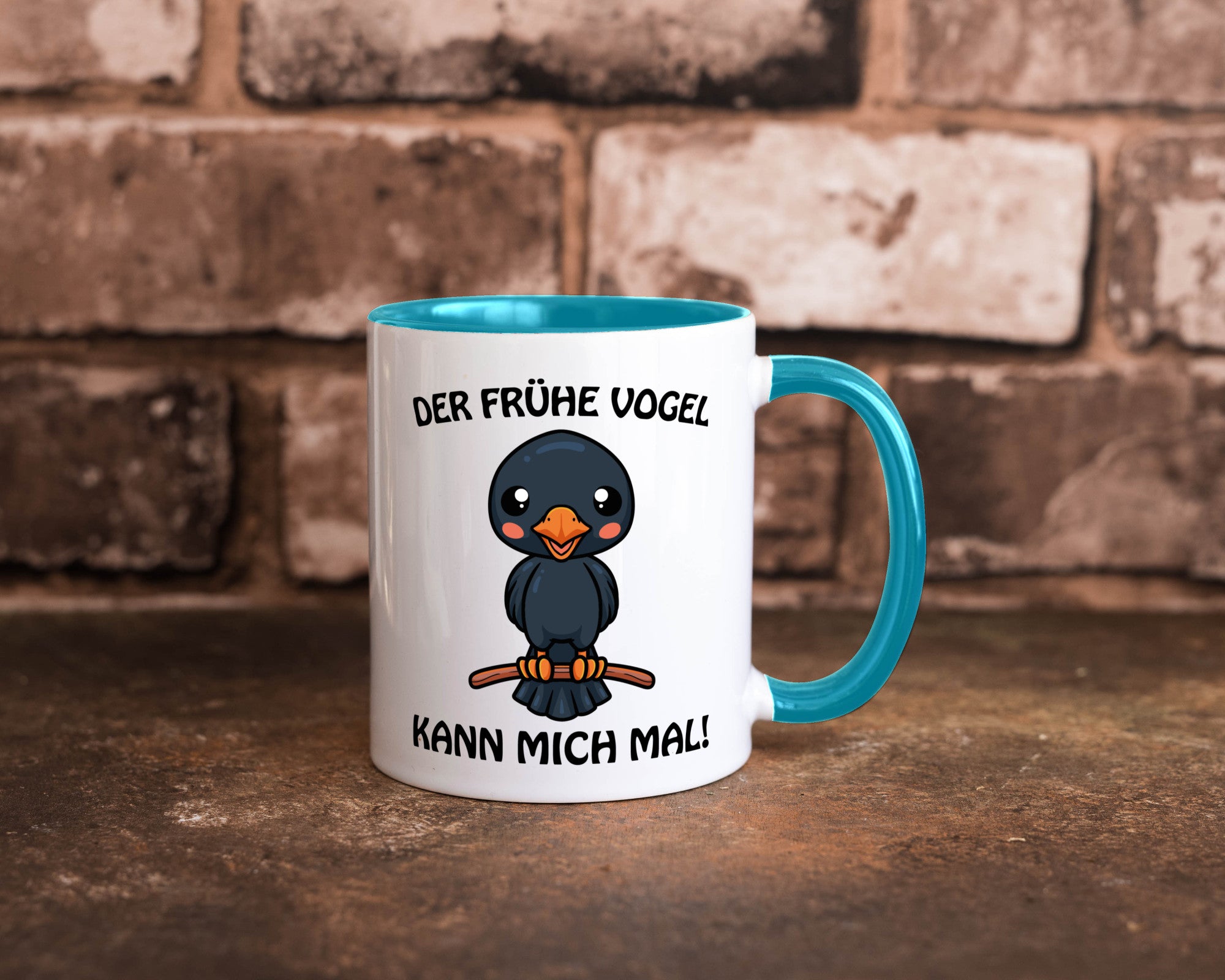 Der Frühe Vogel Humor Geschenkidee Tasse