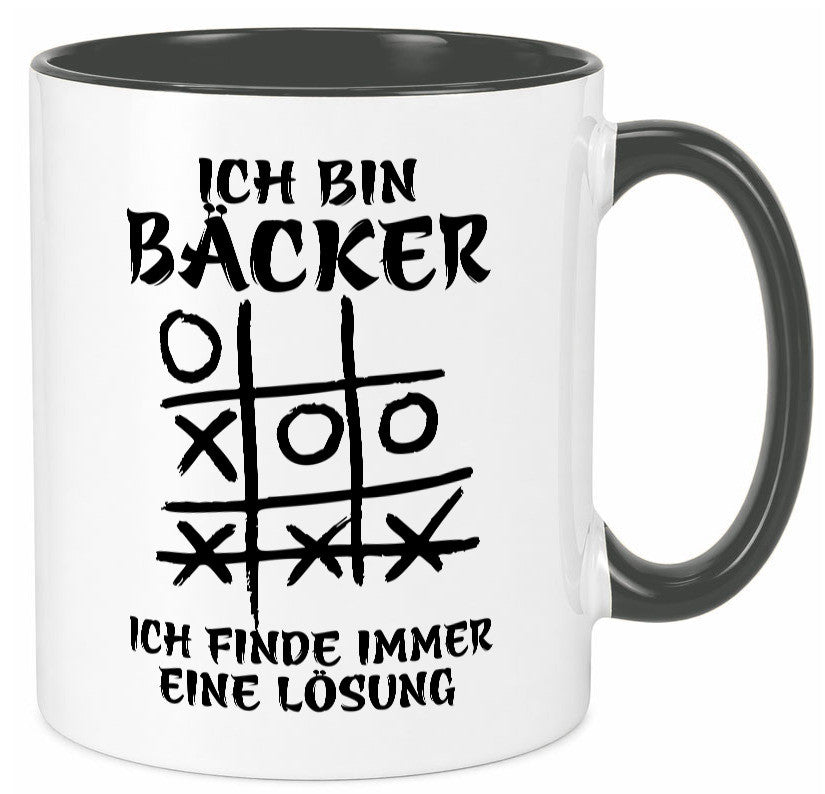 Ich bin Bäcker finde immer eine Lösung | Meister lustig Humor Geschenkidee