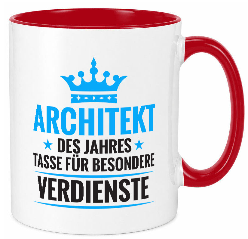 Besonderer Verdienst: Architekt | Architektur Büro Geschenkidee Arbeit Kollegen