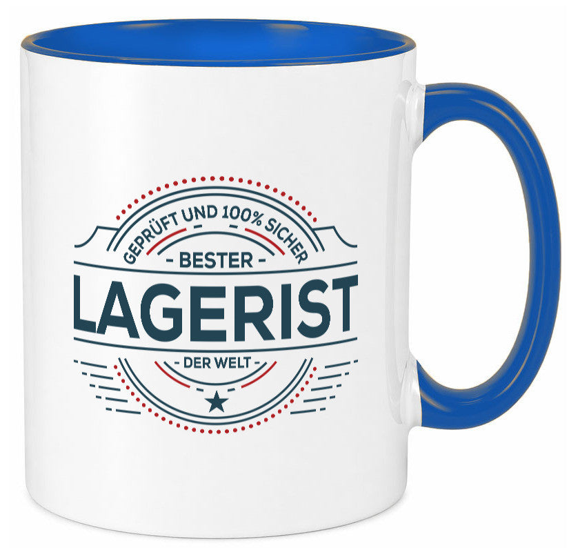 Geprüft und sicher: Lagerist | Lageristen Lager Arbeiter lustiger Spruch