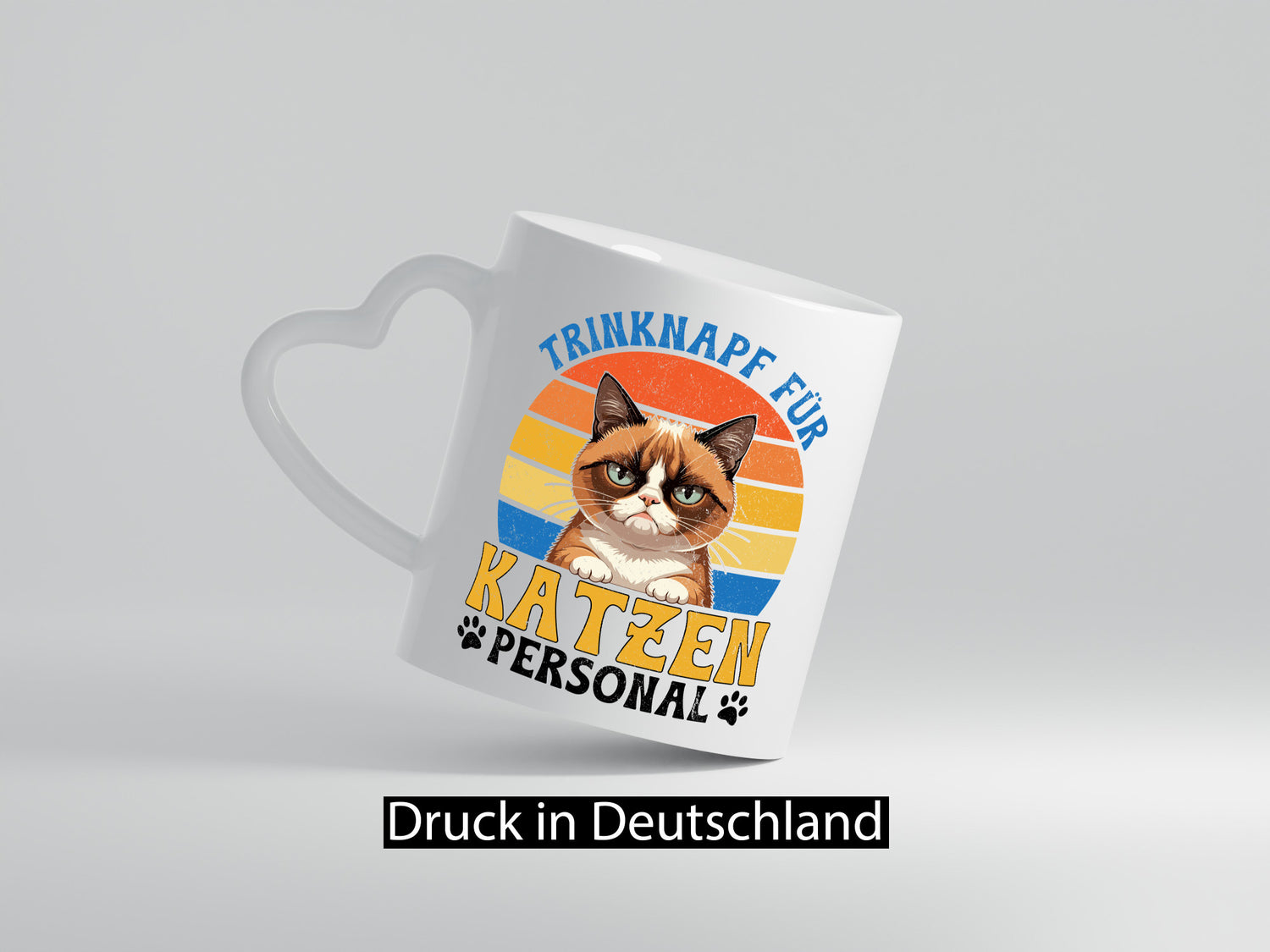 Katzen Personal | Katzenbesitzer Tasse Katze Humor vl6 Geschenkidee