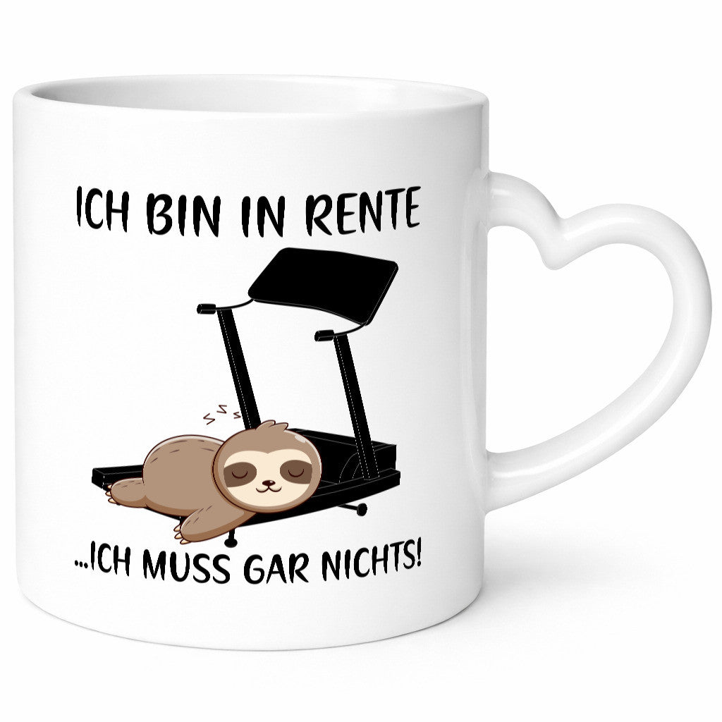 Ich bin in Rente | Rentner Ruhestand Faultier Faulpelz Geschenk Jubiläum