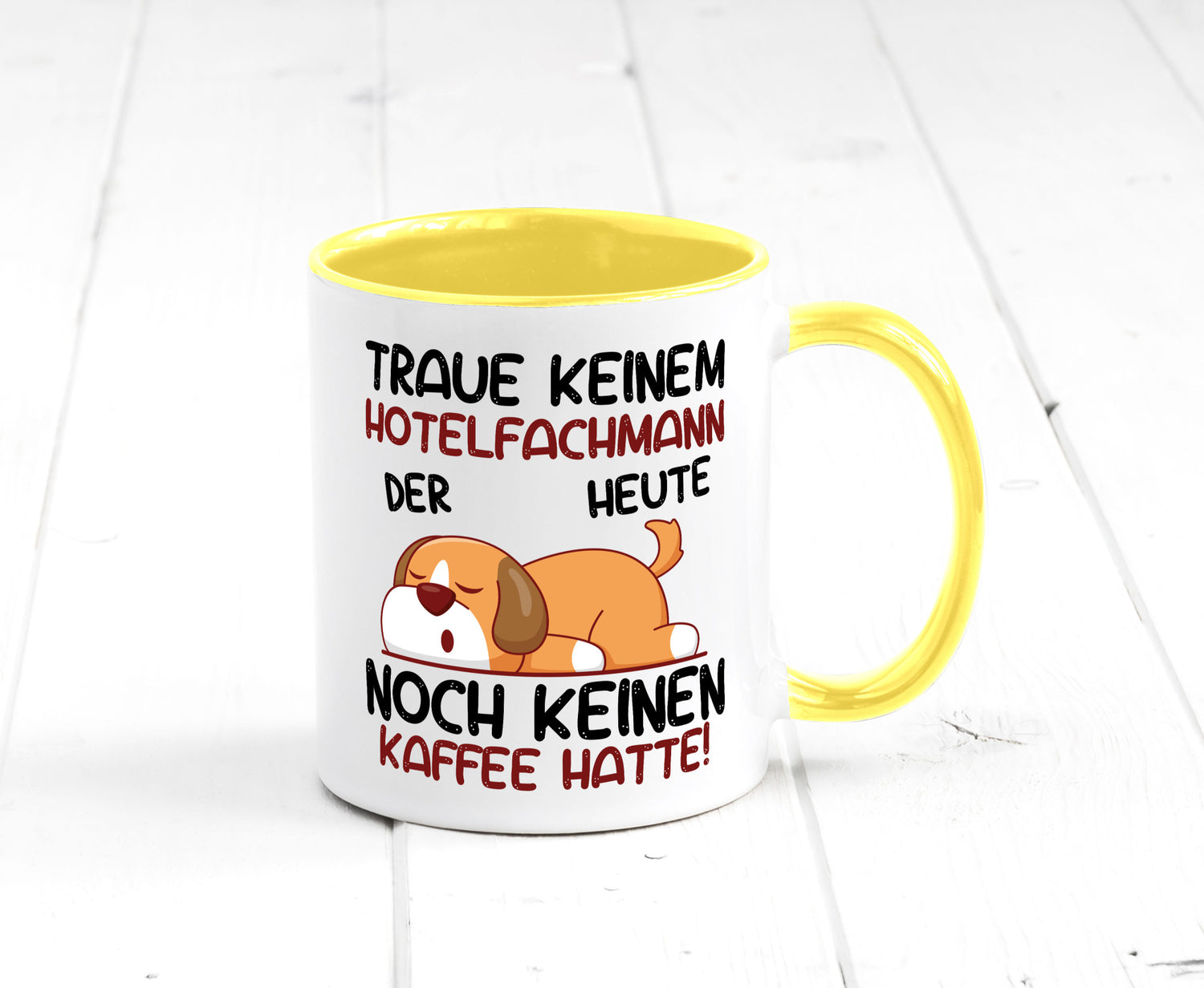 Traue keinem Hotelfachmann |Hotel lustig Humor Geschenkidee Geschenk Tasse