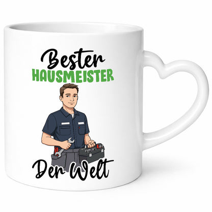 Bester Hausmeister | Hauswart v2 lustiger Spruch Geschenk Humor Geschenkidee