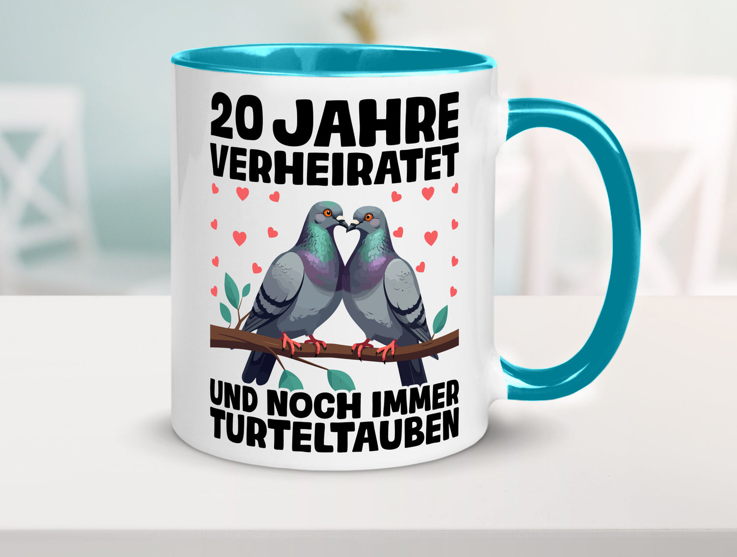 20 Jahre verheiratet | Turteltauben Ehe Ehepaar lustig Humor Geschenkidee