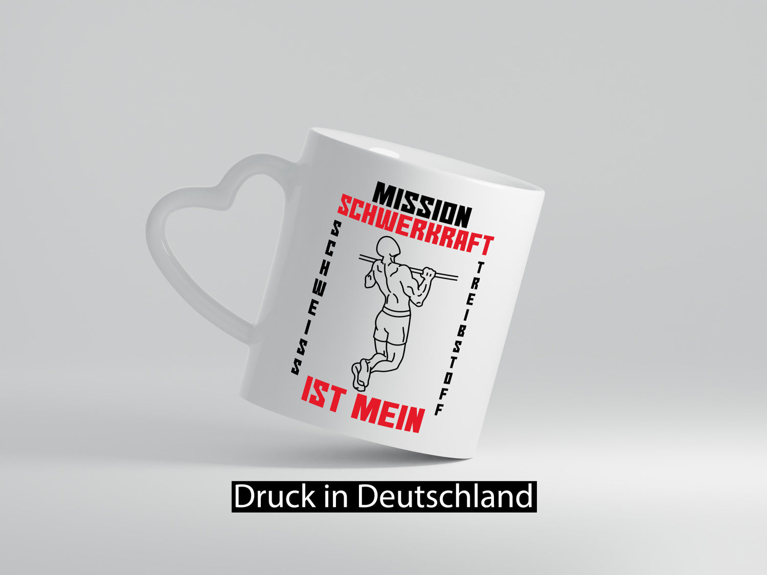 Mission Schwerkraft | Klimmzug Schweiß Bodybuilder Geschenk Humor Geschenkidee