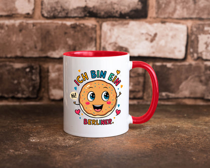 Ich bin ein Berliner | Krapfen Pfannkuchen Humor Geschenkidee Tasse