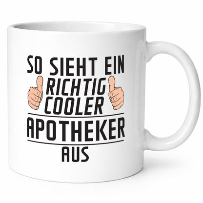 Richtig Cooler Apotheker | Apotheke Pharmazie Geschenkidee Humor Tasse