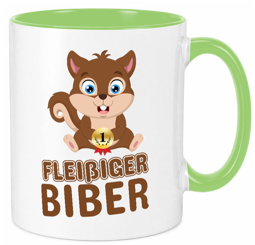 Fleißiger Biber | Motiv Tasse Kinder Geburtstag lustig Geschenkidee Geschenk