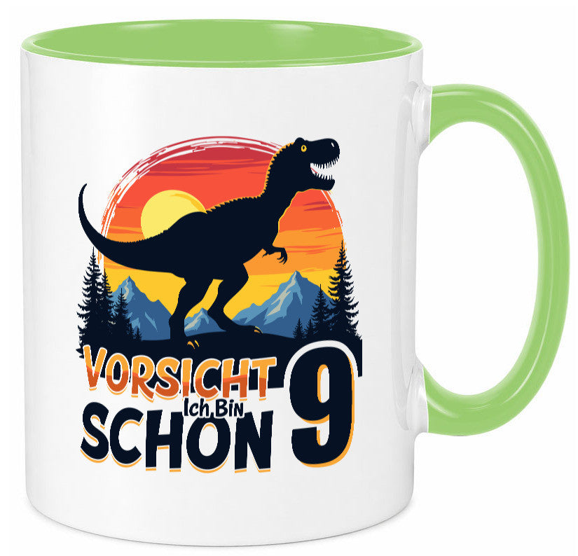 8. Geburtstag | 8 Jahre Dinosaurier v2 Geschenkidee Humor Tasse