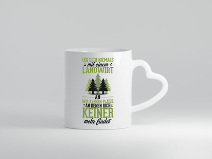 Leg dich nicht mit einem Landwirt an | Bauer Geschenkidee Humor Tasse
