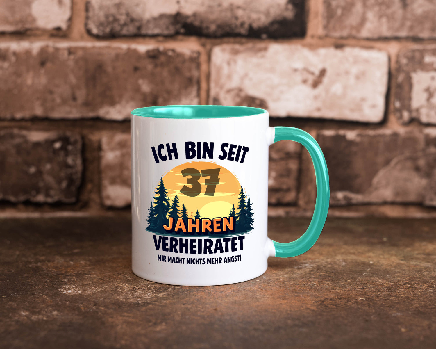 Ich bin Verheiratet | 37. Hochzeitstag Ehepaar v2 lustiger Spruch Geschenk