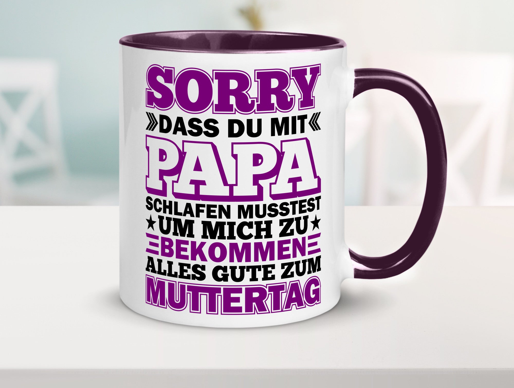 Muttertags Tasse vl1 lustig Familie Geschenkidee Geschenk