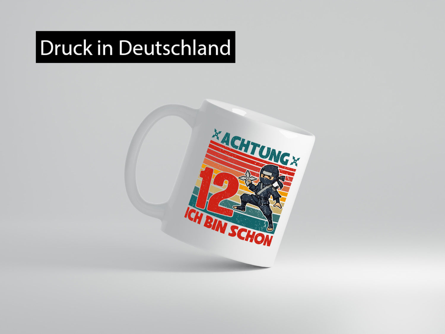 12. Geburtstag | 12 Jahre Ninja Kindergeburtstag lustiger Spruch Geschenk