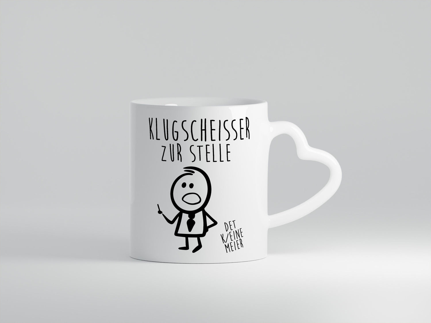 Klugscheisser zur stelle | Besserwisser weiß alles Humor Geschenkidee Tasse