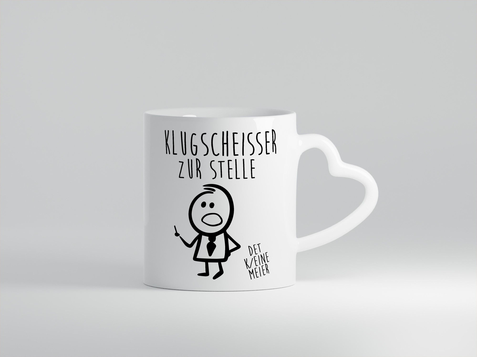 Klugscheisser zur stelle | Besserwisser weiß alles Humor Geschenkidee Tasse