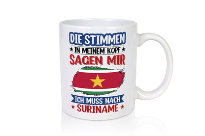 Suriname | Urlaub Stimmen in meinem Kopf Traumland v2 Geschenk Humor