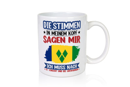 St. Vincent und die Grenadinen | Urlaub Stimmen im Kopf v2 Humor Geschenkidee
