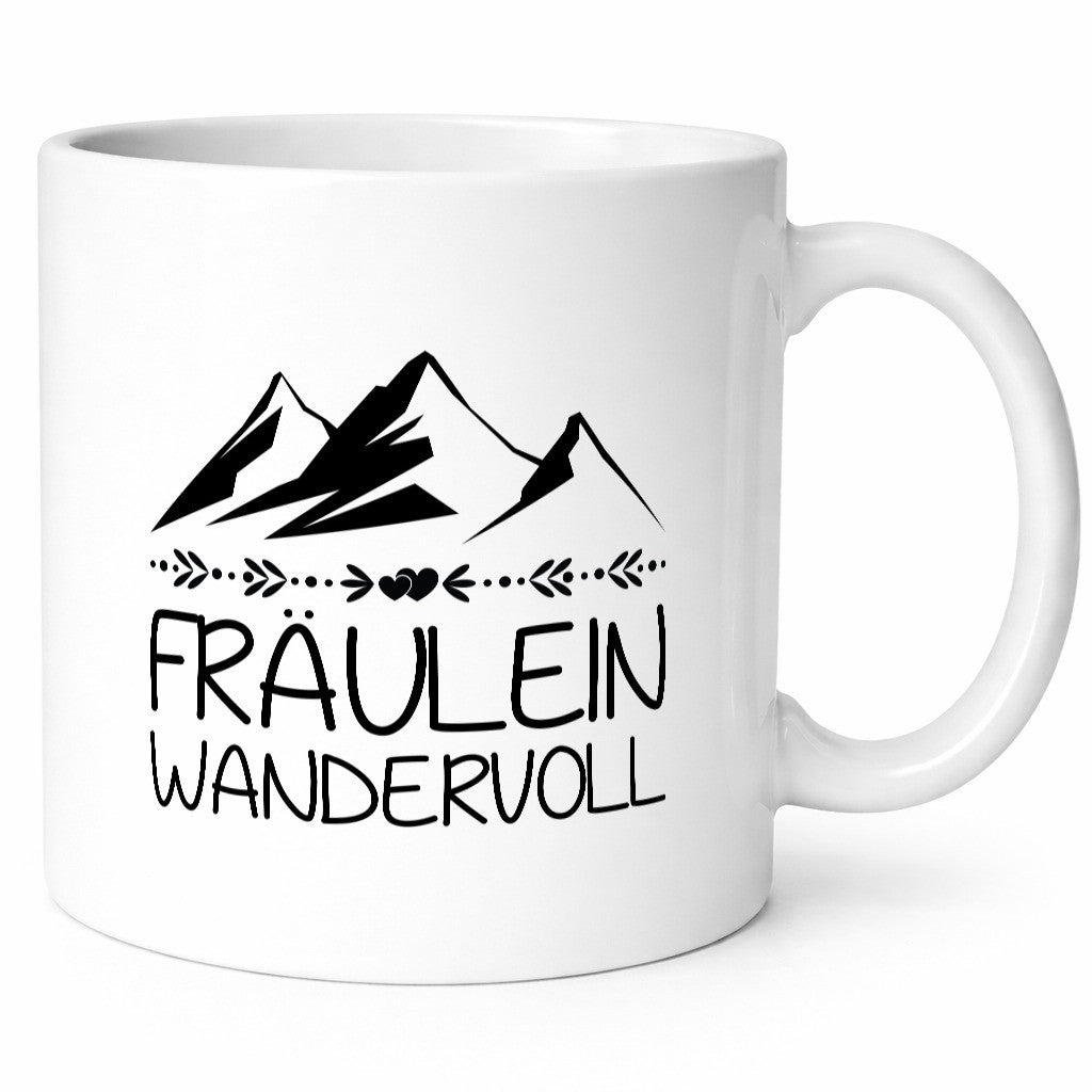 Fräulein Wandervoll | Berge Geschenkidee Humor Tasse