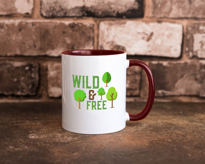 Wild and free | Freiheit Camper Hobbycamper Geschenkidee Humor Tasse