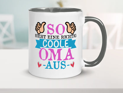 So sieht eine richtig Coole Oma aus | Großmutter Humor Familie Geschenkidee