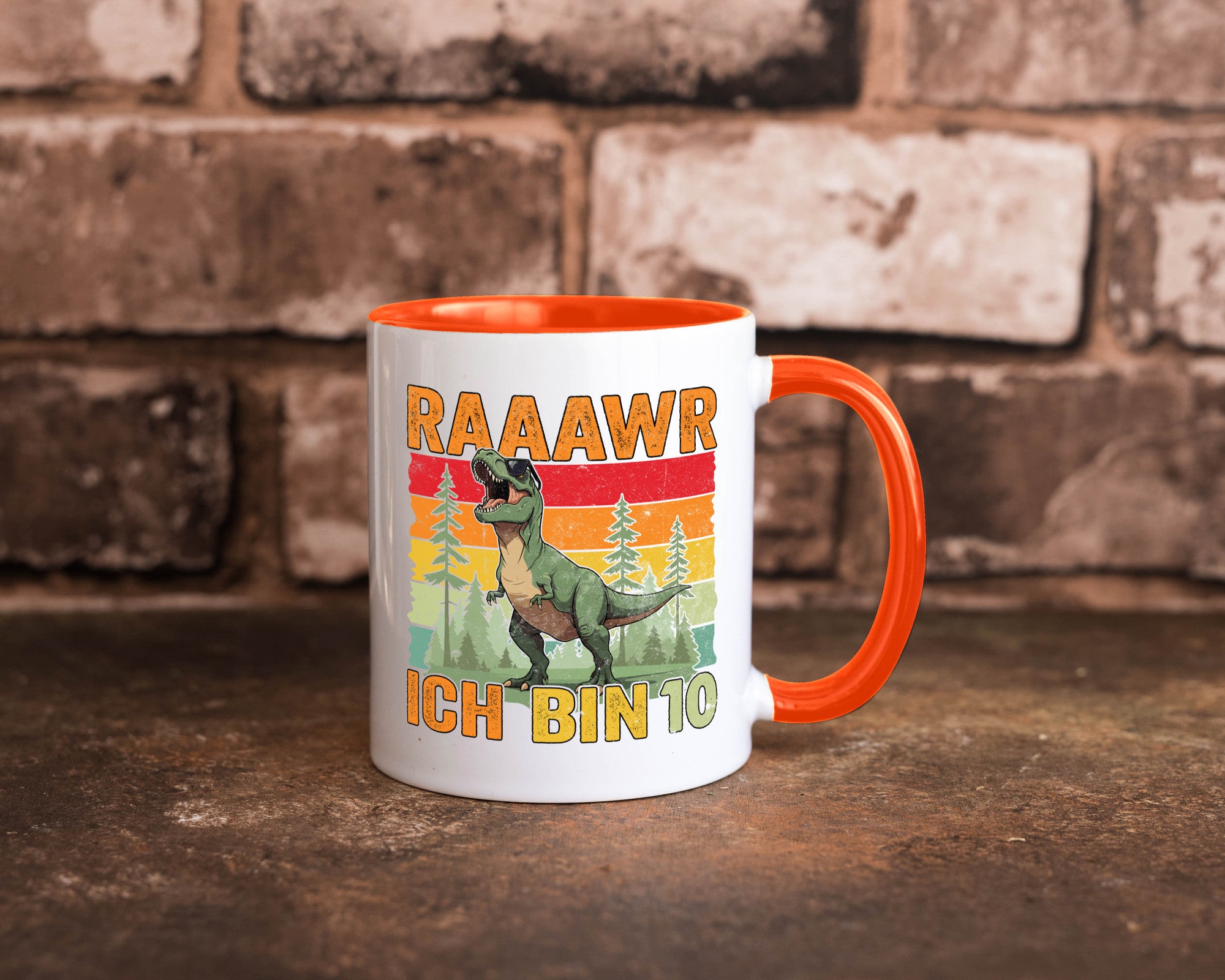 10. Geburtstag | 10 Jahre rarrrr ich bin Dinosaurier lustig Geschenkidee