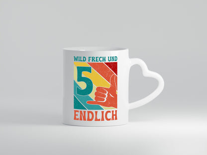 5. Geburtstag | 5 Jahre Wild und Frech Geschenk Geschenkidee lustiger Spruch
