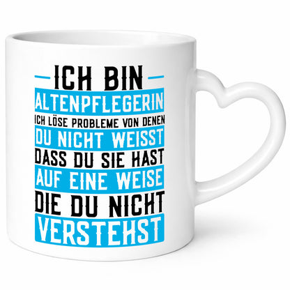 Ich bin Altenpflegerin | Beruf Pflegerin Betreuerin lustig Arbeit Kollegen Büro