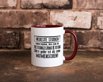 Neuste Studien: Rettungssanitäterin | Sanitäter lustiger Spruch Geschenk Humor