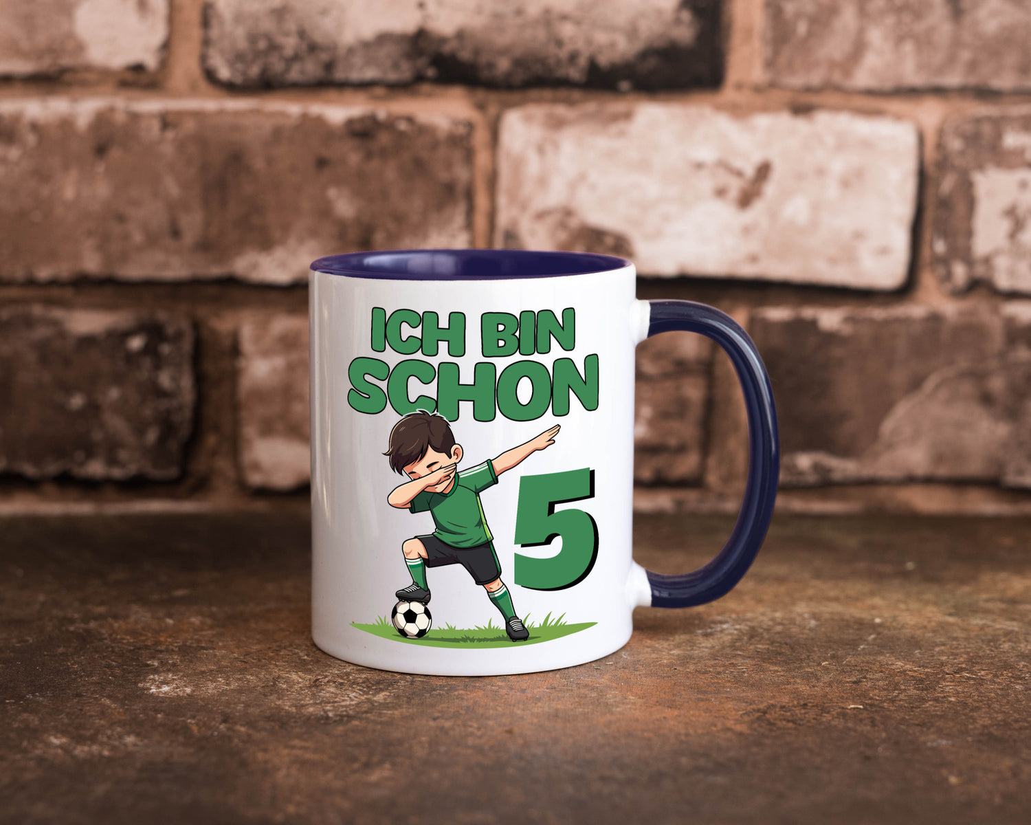 5. Geburtstag | 5 Jahre Fußballer lustiger Spruch Geschenk Geschenkidee Tasse