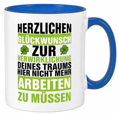 Verwirklichung deiner Träume | Stellenwechel Kollege Humor Arbeit Kollegen Büro