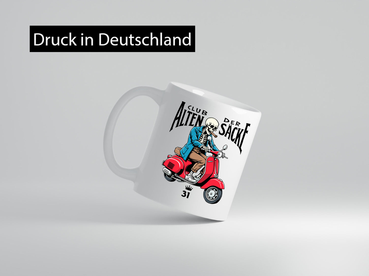 31. Geburtstag | 31 Jahre Club der alten Säcke Humor Geschenkidee Tasse