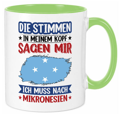 Mikronesien | Urlaub Stimmen in meinem Kopf Traumland Geschenk Humor
