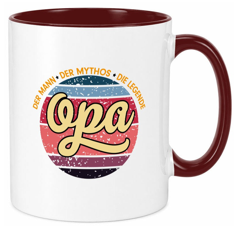 Die Legende Opa | Großvater Spruch Enkelkinder Geschenk Familie Geschenkidee Tasse