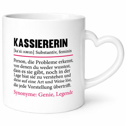 Kassiererin | Spruch lustig Kasse Beruf Humor Arbeit Kollegen Büro Geschenkidee