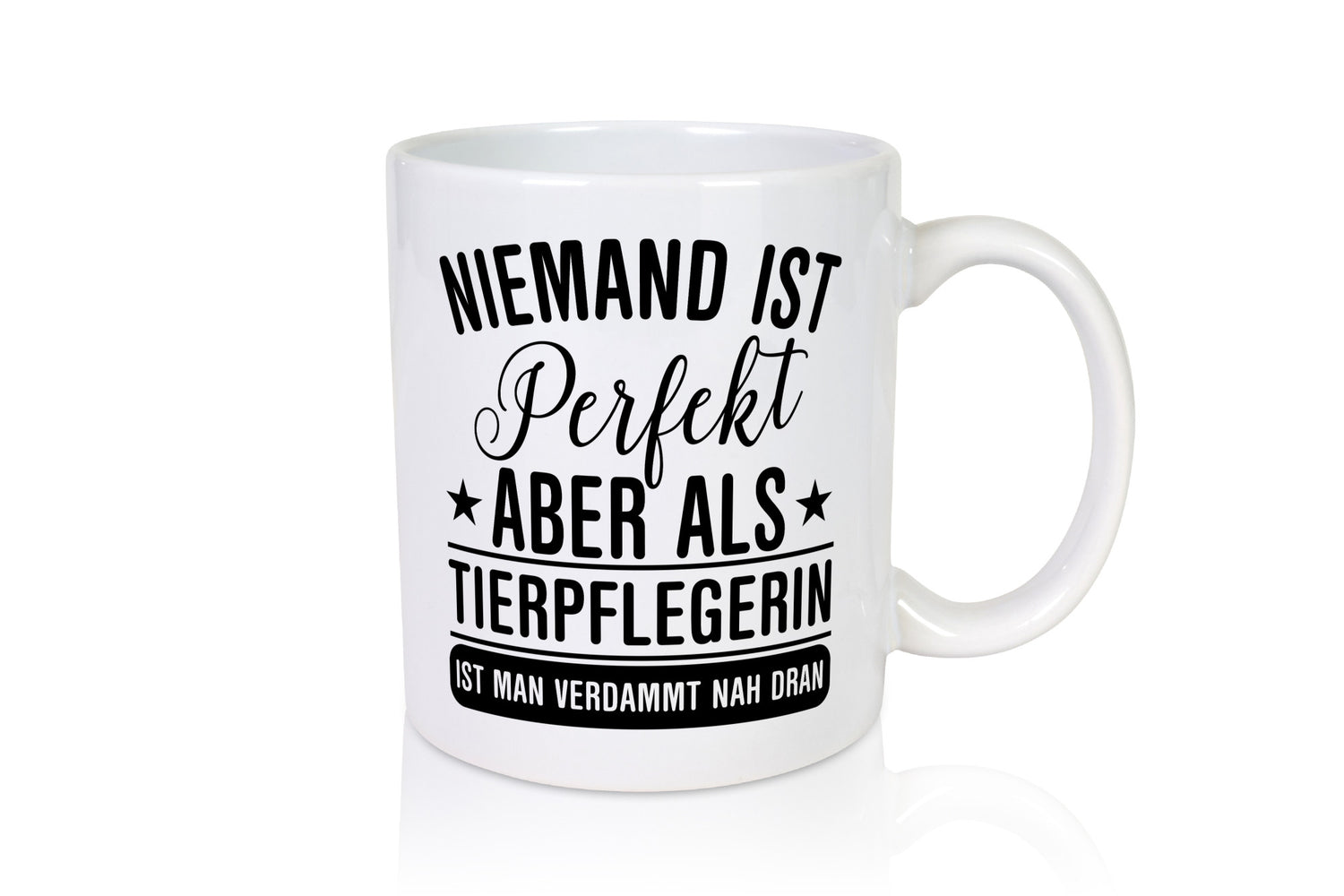 Verdammt nah dran: Tierpflegerin | Pflegeberuf Tierheim Geschenk Arbeit