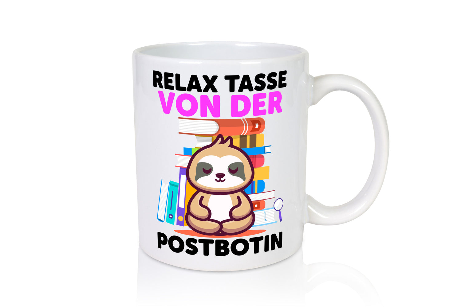Relax Tasse: Postbotin | Beruf Post Briefträger Geschenk Arbeit Kollegen Büro