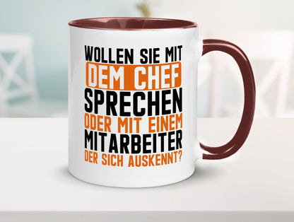 Wollen sie mit dem Chef Sprechen | Mitarbeiter Humor Arbeit Kollegen Büro