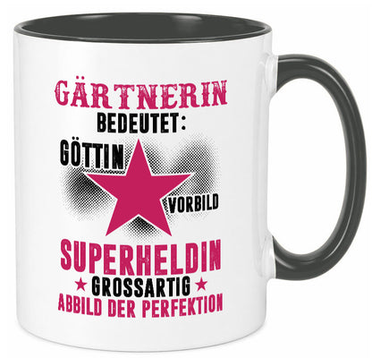 Bedeutung von Gärtnerin | Gartenbau lustiger Spruch Geschenk Humor Geschenkidee Tasse